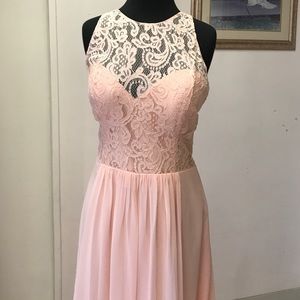 Baby pink gown