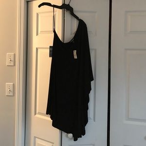 One sleeved little black dress! So comfortable!