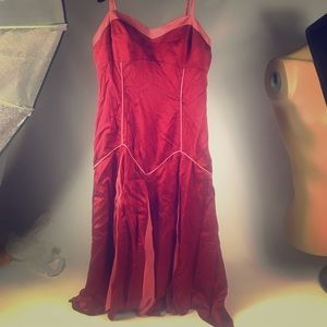 Fray size small pink and red cocktail dress!