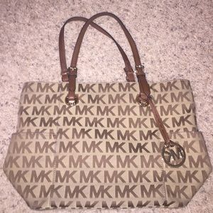Michael Kors brown/tan purse