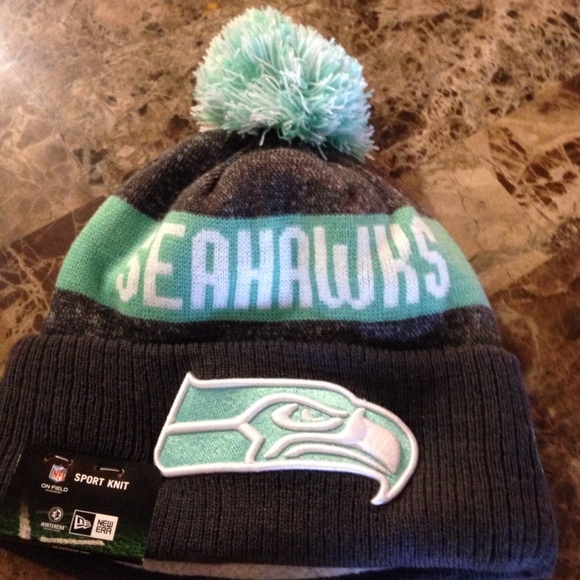 Seahawks women's beanie.