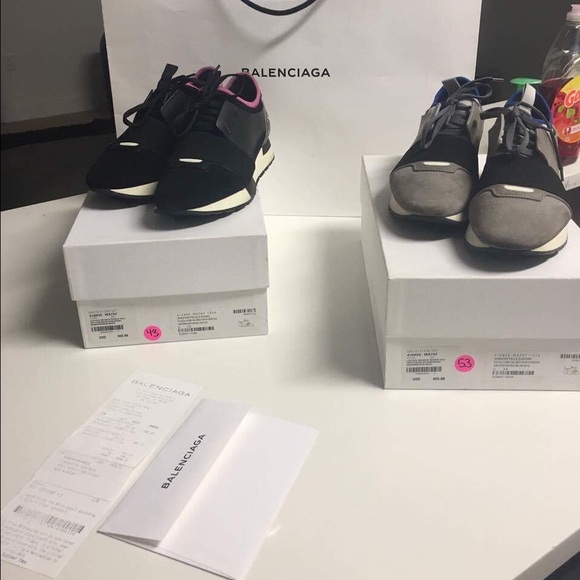 Balenciaga Race Runners Grey Size 39 (9) - Picture 3 of 4