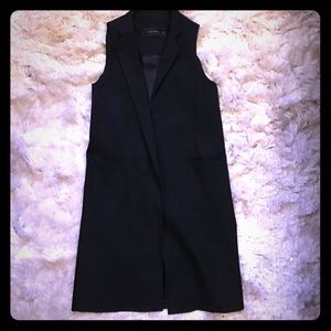 Zara long vest small