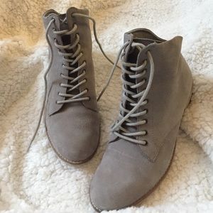 Grey, soft leather, "Kimchi Blue" ankle Boots