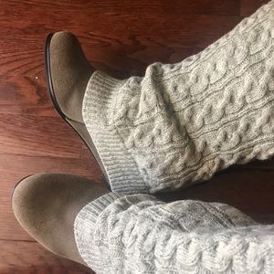 Steve Madden Sweater covered boots