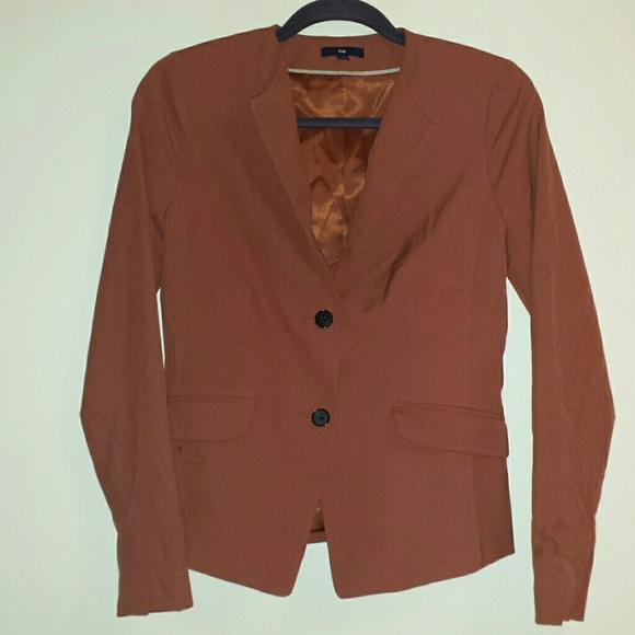 GAP Collar-less Blazer