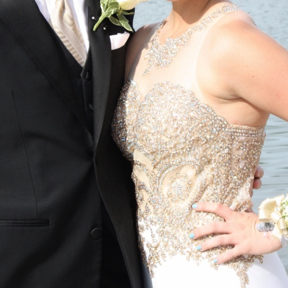 Tiffany Designs prom dress size 6 - Picture 3 of 4