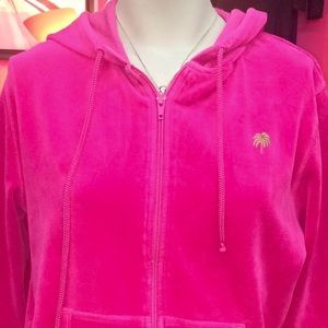 LILLY PULITZER fleece hoodie size large