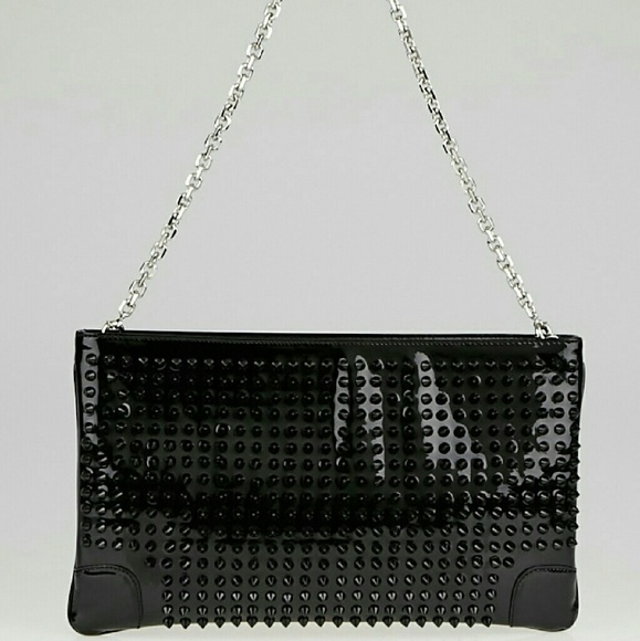 SOLD!!! Loubiposh Spiked Clutch
