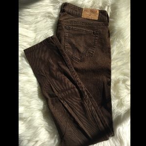 Hollister -brown skinny jeans