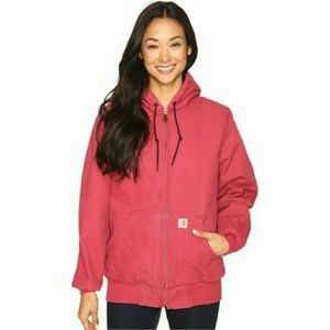 Carhartt Sandstone parka in red