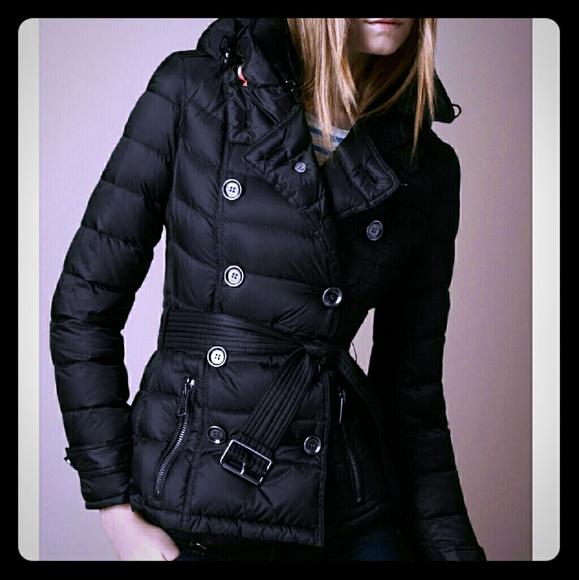 Burberry brit down coat jacket
