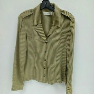 Dana Buchman Striped Top Sz. 10