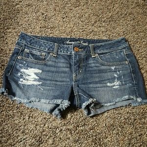 American eagle outfitters jean shorts
