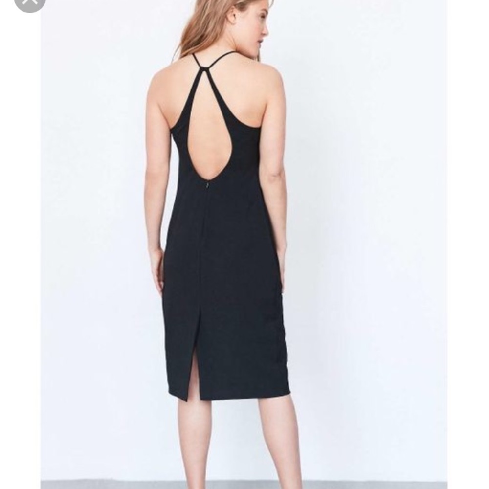 Elegant black dress with back detail