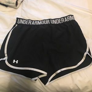 Under Armour running shorts !
