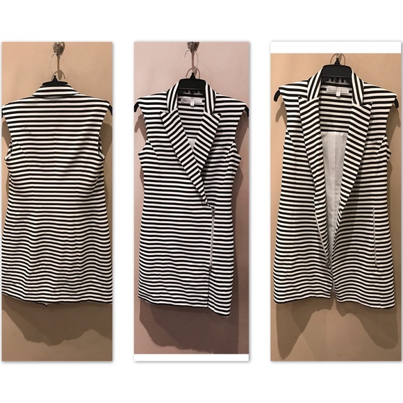 Veronica Beard Jackets & Blazers - Veronica Beard Palmer Striped Vest