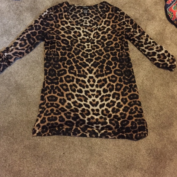 Cheetah print shirt