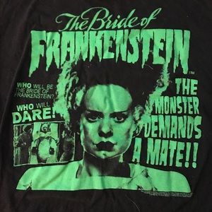 Bride of Frankenstein women's tshirt XXL