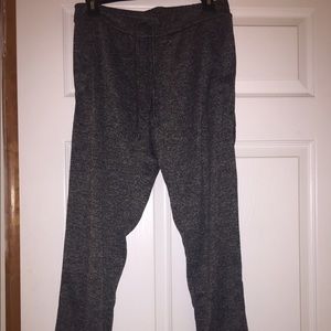 Gray sweatpant joggers