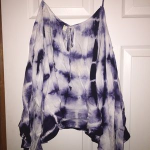 Cold shoulder blouse