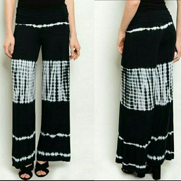 Restock! Tie dye wide leg pants / palazzo - Picture 2 of 4