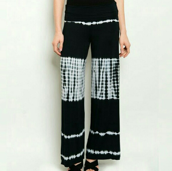 Restock! Tie dye wide leg pants / palazzo - Picture 3 of 4