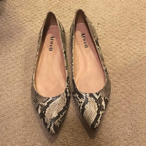 Atwell snake skin flats