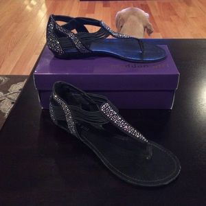 Steve Madden black sandals
