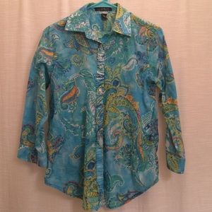 🌷 Ralph Lauren | 3/4 Sleeve Button Up Blouse