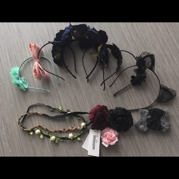$15 for 8 headbands, 6 hair clips.
