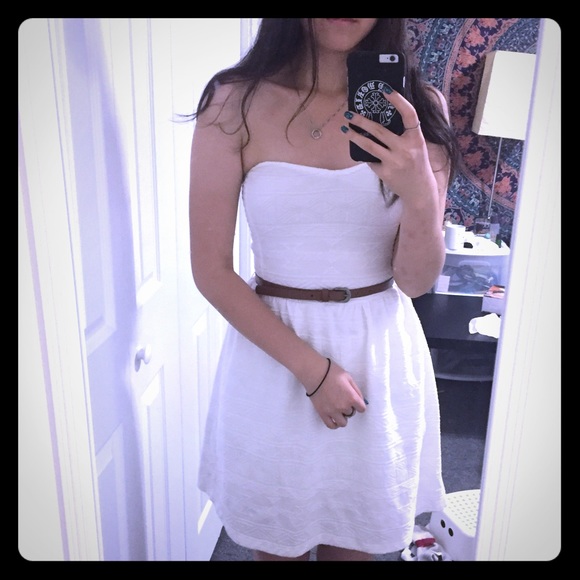 Bershka strapless dress