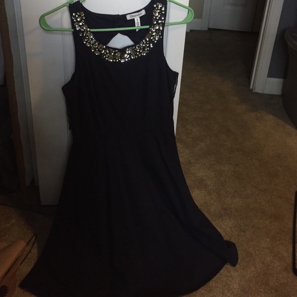 Navy blue dress