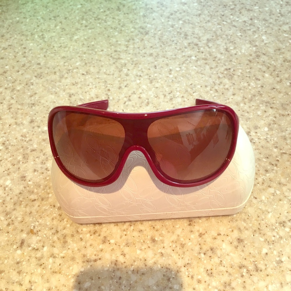 Berry colored women's Immerse Oakley's
