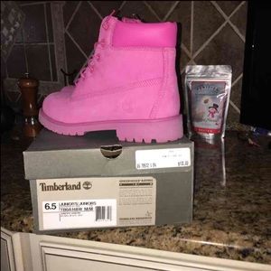 pink timberlands