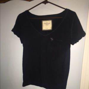 Cute Abercrombie and Fitch navy v neck