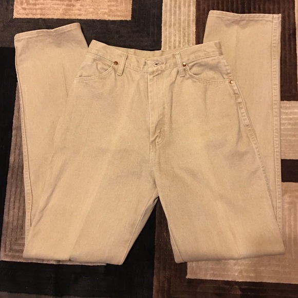 Tan Wrangler Jeans Size 9/10