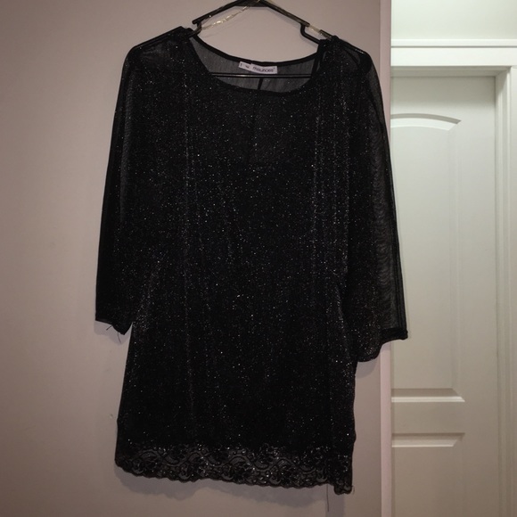 Maurice's 3/4 Sleeve Sparkly Top
