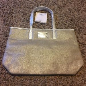 Michael Korea silver tote