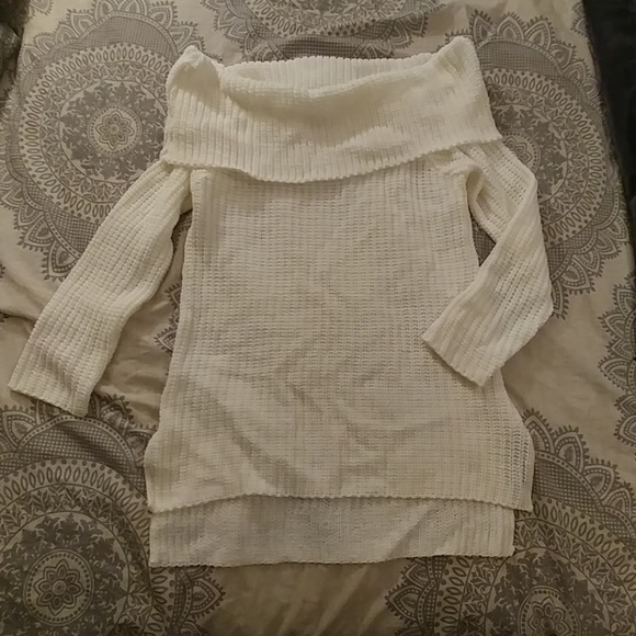 Off the shoulder sweater