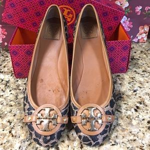 Beautiful cheetah print Tory Burch Flats