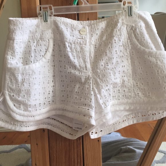 BCBG white shorts NWT never worn