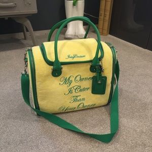 Juicy couture pet carrier