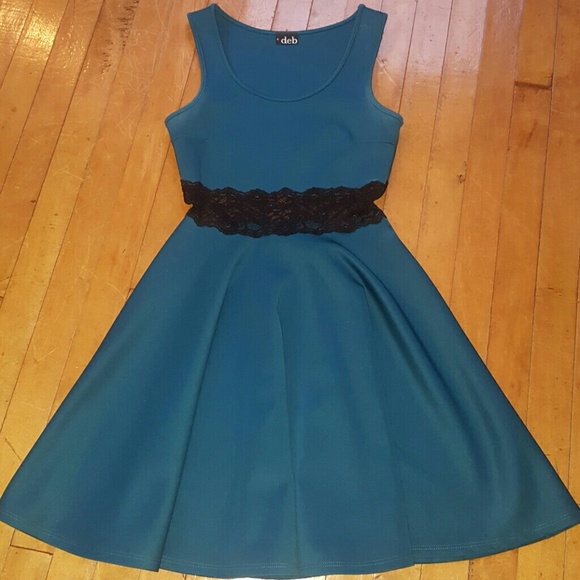 Teal dress
