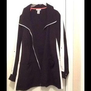 Plus size warm up jacket