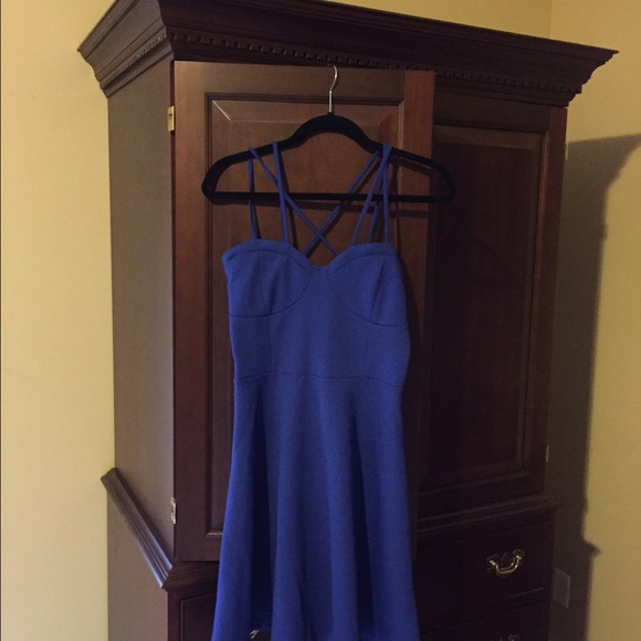 JustFab royal blue dress - Picture 2 of 3