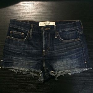 a&f jean shorts