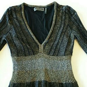 Metallic Guess Sweater dress