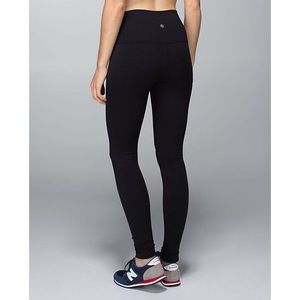 Lululemon Reversible Wunder Under black navy sz 12