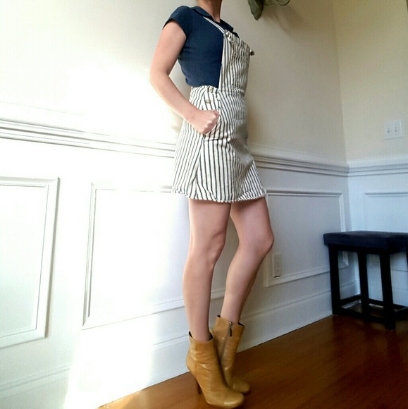A. Byer Dresses & Skirts - Navy stripe canvas jumper